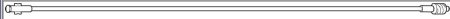 Set Extension 34 Inch Tubing 3.9 mL Priming Volume DEHP Without Clamp Without Port Male LL Adapter (1/EA 50/CS) by Baxter  ID 2C6227